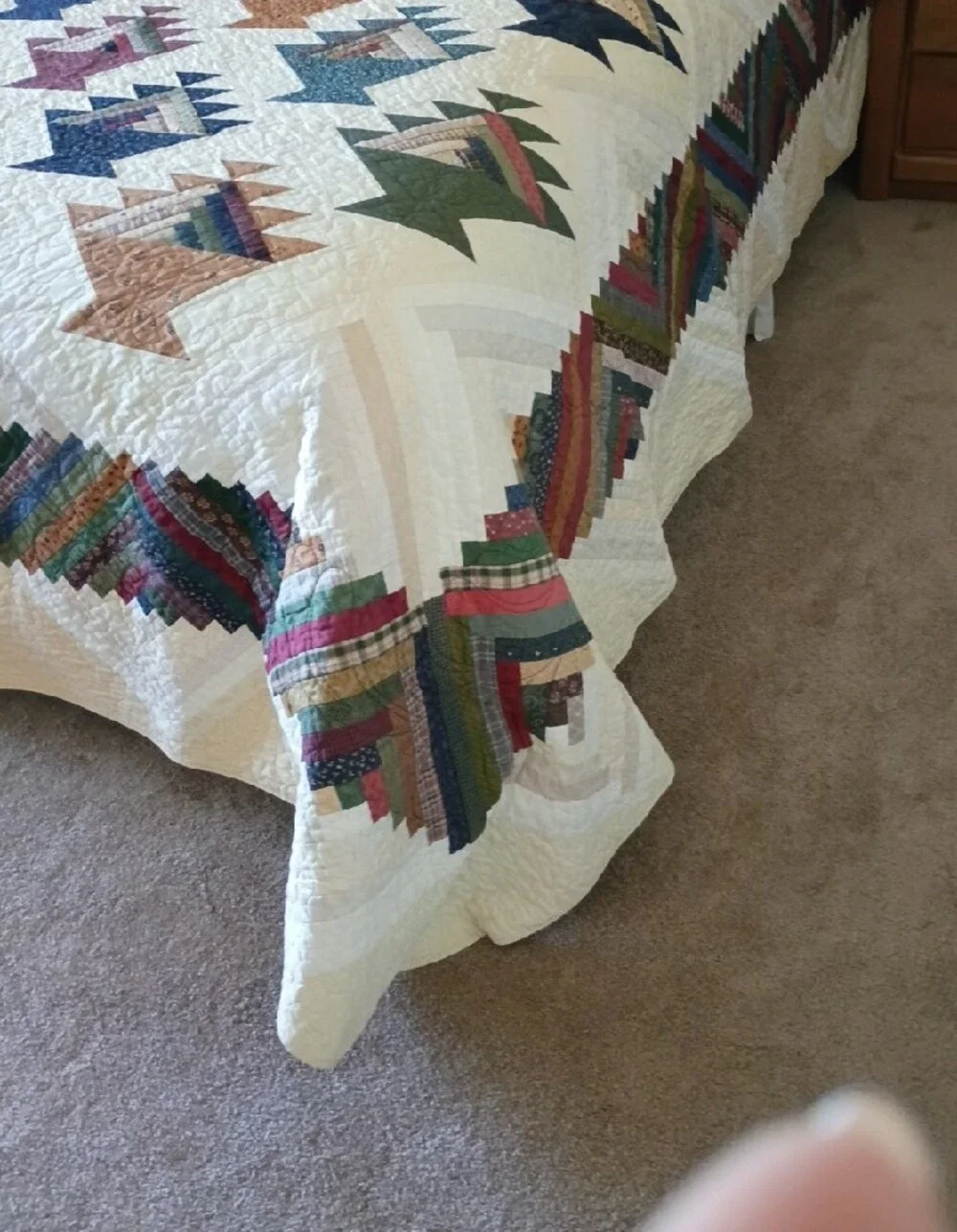 Designer Multi-Color Queen Quilt